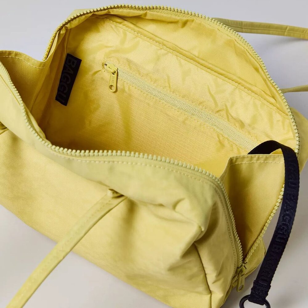 NWT Baggu Regular Nylon Bowler Bag - Butter - Picture 6 of 10